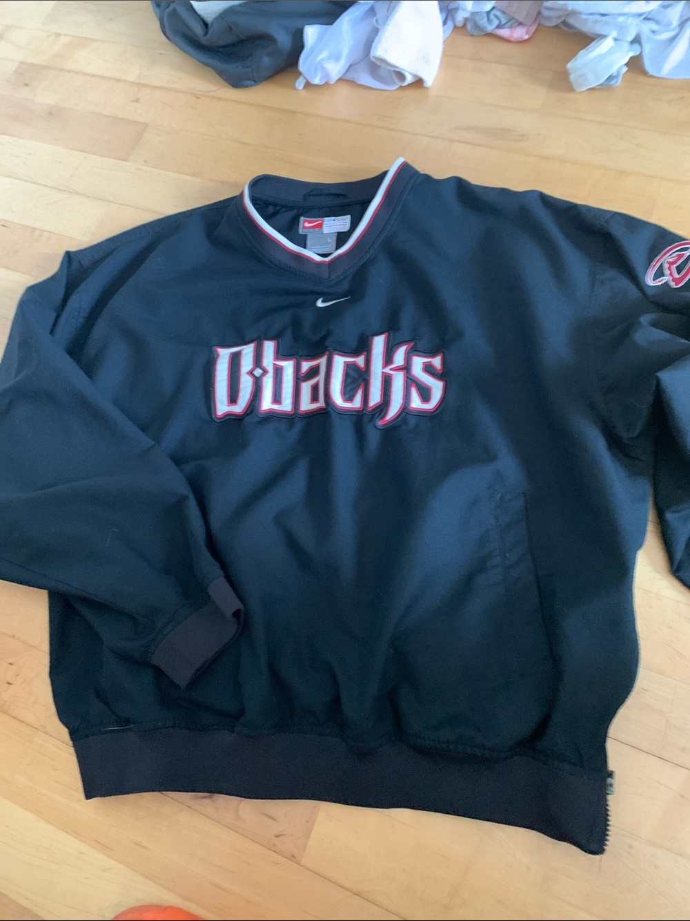 Nike Black 'D-Backs' Crewneck Pullover